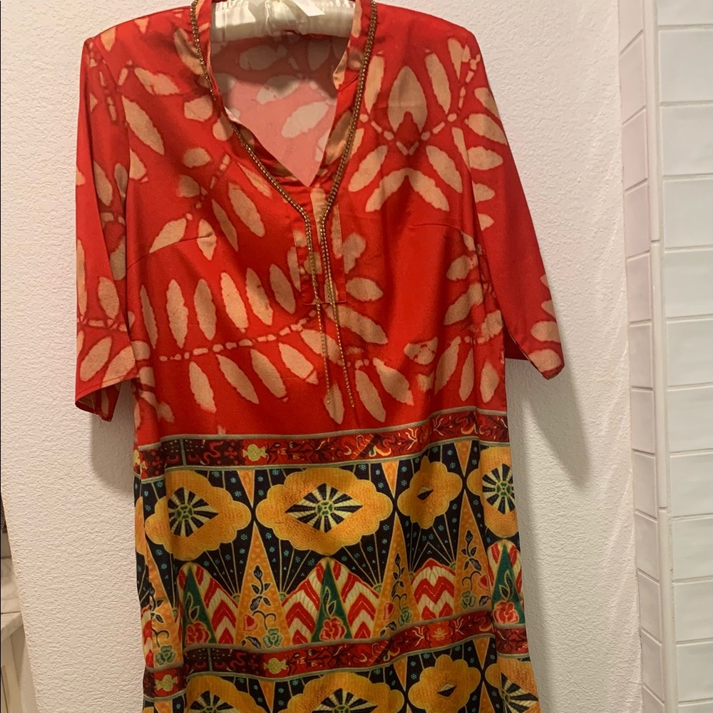 Red Multifliro size M dress